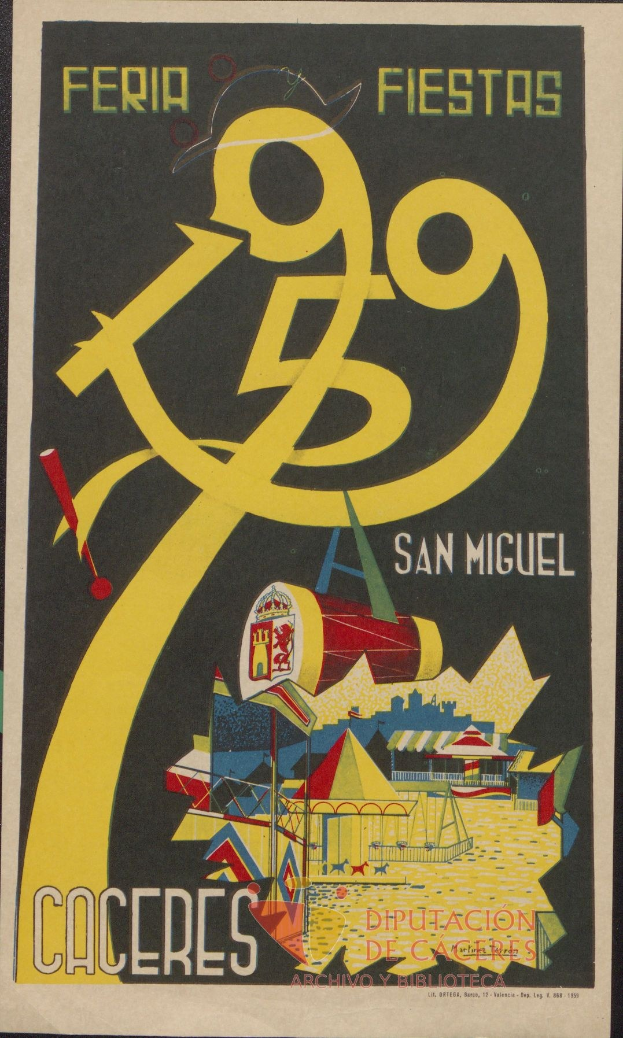 Plakatwerbung für ein Festival in San Miguel de Allende, Mexiko, mit Text und Bildern.